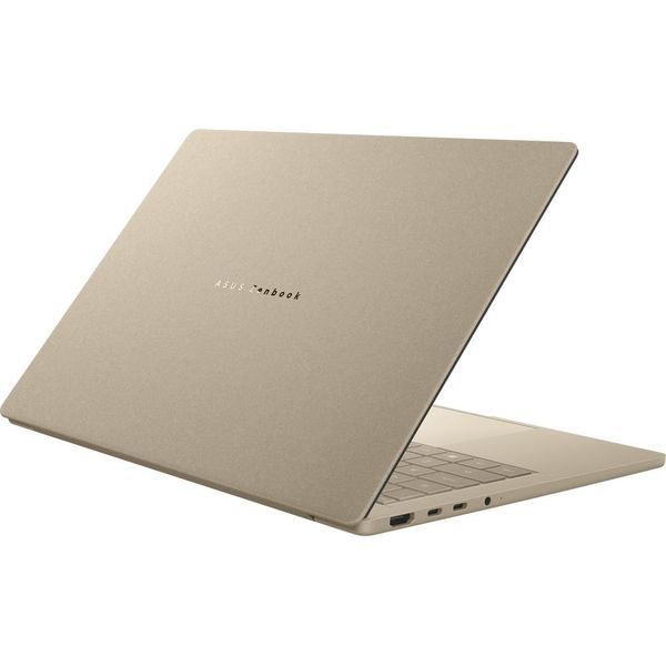 Ноутбук ASUS Zenbook A14 OLED (UX3407NA-QD100W), Snapdragon X2 Elite X2E-88-100 / 14" / OLED / RAM 32 ГБ LPDDR5X / SSD 1 ТБ / Qualcomm Adreno / Windows 11 Home / Бежевий