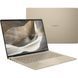 Ноутбук ASUS Zenbook A14 OLED (UX3407NA-QD100W), Snapdragon X2 Elite X2E-88-100 / 14" / OLED / RAM 32 ГБ LPDDR5X / SSD 1 ТБ / Qualcomm Adreno / Windows 11 Home / Бежевий