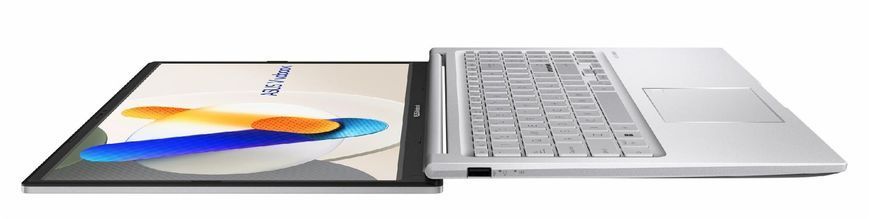 Ноутбук ASUS Vivobook 15 (X1504VA-BQ4595), Intel Core 5 120U / 15.6&Prime; / RAM 16 ГБ / SSD 1 ТБ / Intel Graphics / DOS / Cool Silver