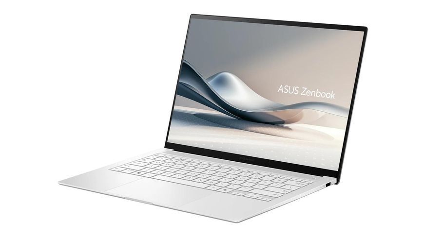 Ноутбук Asus Zenbook S 14 (UX5406SA-QJ502W), Intel Core Ultra 7 256V / 14" / OLED / RAM 16 ГБ LPDDR5X / SSD 512 ГБ / Intel Arc Graphics 140V / Windows 11 Home / Білий