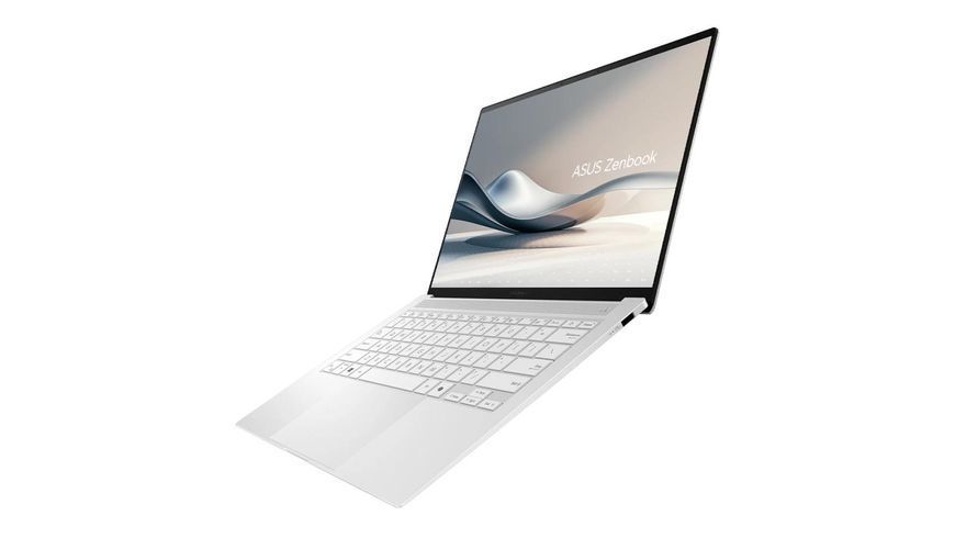 Ноутбук Asus Zenbook S 14 (UX5406SA-QJ502W), Intel Core Ultra 7 256V / 14" / OLED / RAM 16 ГБ LPDDR5X / SSD 512 ГБ / Intel Arc Graphics 140V / Windows 11 Home / Білий