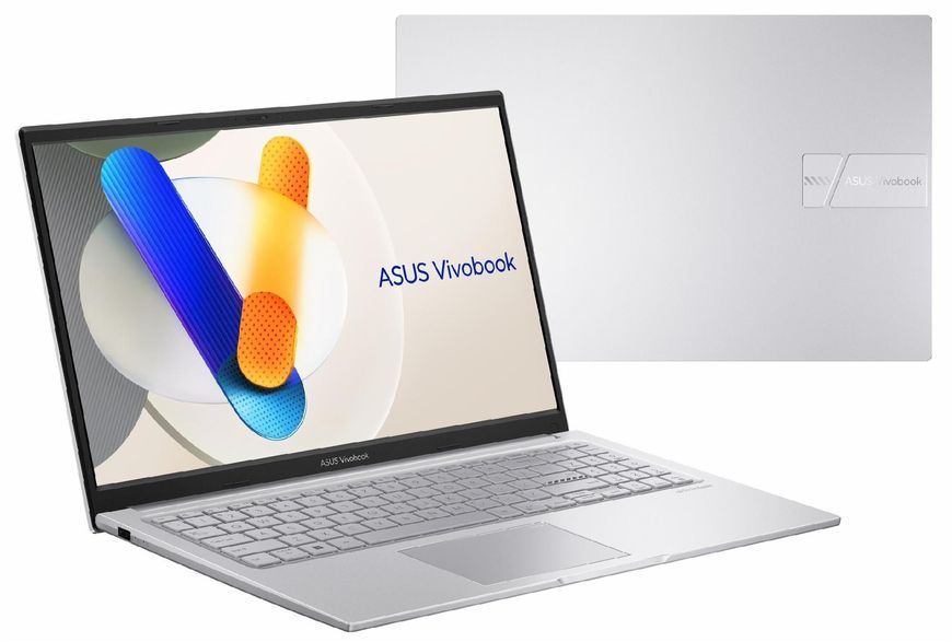 Ноутбук ASUS Vivobook 15 (X1504VA-BQ4595), Intel Core 5 120U / 15.6&Prime; / RAM 16 ГБ / SSD 1 ТБ / Intel Graphics / DOS / Cool Silver