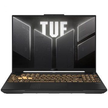 Ноутбук ASUS TUF F16 (FX607VU-RL204), Intel Core 5 210H / 16" / 144 Гц / RAM 16ГБ DDR5 / SSD 512 ГБ / RTX 4050 / Без ОС / Чорний