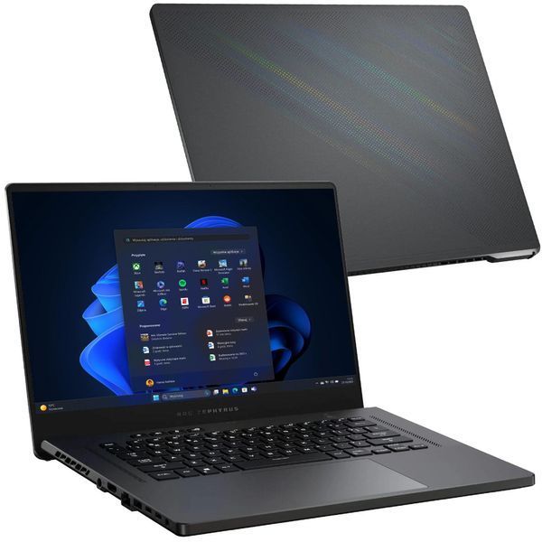 Ноутбук ASUS ROG Zephyrus G15 GA503QS (GA503QS-HQ020T), R7-5800HS / 15.6&Prime; / RAM 16 ГБ / SSD 1 ТБ / GeForce RTX 3080 / Windows 10 Home / Сірий