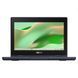 Ноутбук Asus Chromebook CR11 CR1104CGA (CR1104CGA-N00200), Intel N100 / 11.6" / TN / RAM 8 ГБ LPDDR5 / SSD 64 ГБ / Intel UHD Graphics / Chrome OS / Чорний