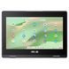 Ноутбук Asus Chromebook CR11 CR1104CGA (CR1104CGA-N00200), Intel N100 / 11.6" / TN / RAM 8 ГБ LPDDR5 / SSD 64 ГБ / Intel UHD Graphics / Chrome OS / Чорний