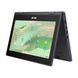 Ноутбук Asus Chromebook CR11 CR1104CGA (CR1104CGA-N00200), Intel N100 / 11.6" / TN / RAM 8 ГБ LPDDR5 / SSD 64 ГБ / Intel UHD Graphics / Chrome OS / Чорний