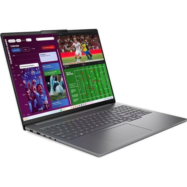 Ноутбук Lenovo IdeaPad Pro 5 (83SK003RRM), Intel Core Ultra 7 356H / 16'' / OLED / 120 Гц / RAM 32 ГБ LPDDR5x / SSD 1 ТБ / RTX 5050 / Без ОС / Сірий