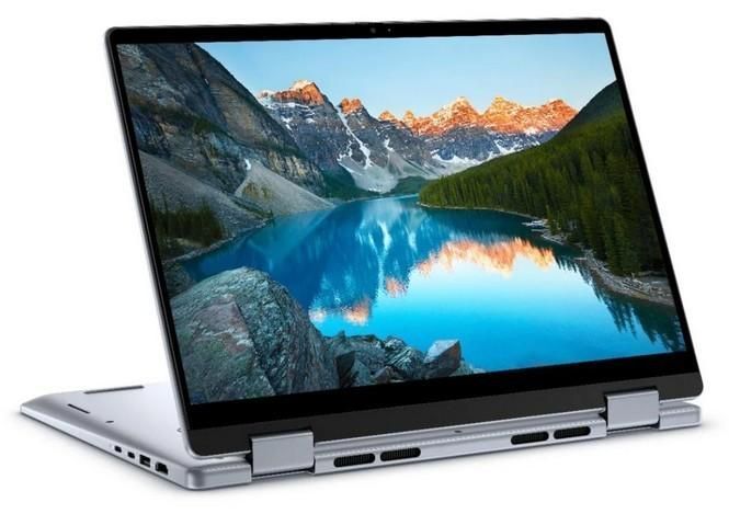 Ноутбук 2-в-1 Dell Inspiron 14 (7445-A124|5M224), AMD Ryzen 5 8640HS / 14" / Touch / WVA / RAM 24 ГБ DDR5 / SSD 512 ГБ / AMD Radeon Graphics / Windows 11 Home / Світло-синій