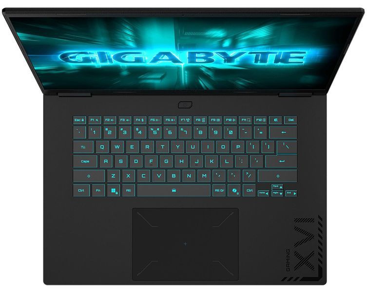 Ноутбук GIGABYTE Gaming A16 (5THP3EE893SD), 16" / IPS / 165Гц / AMD Ryzen 7 170 / RAM 16 ГБ / SSD 512GB / GeForce RTX5050 DLSS 4 / Windows 11 Home / Чорний