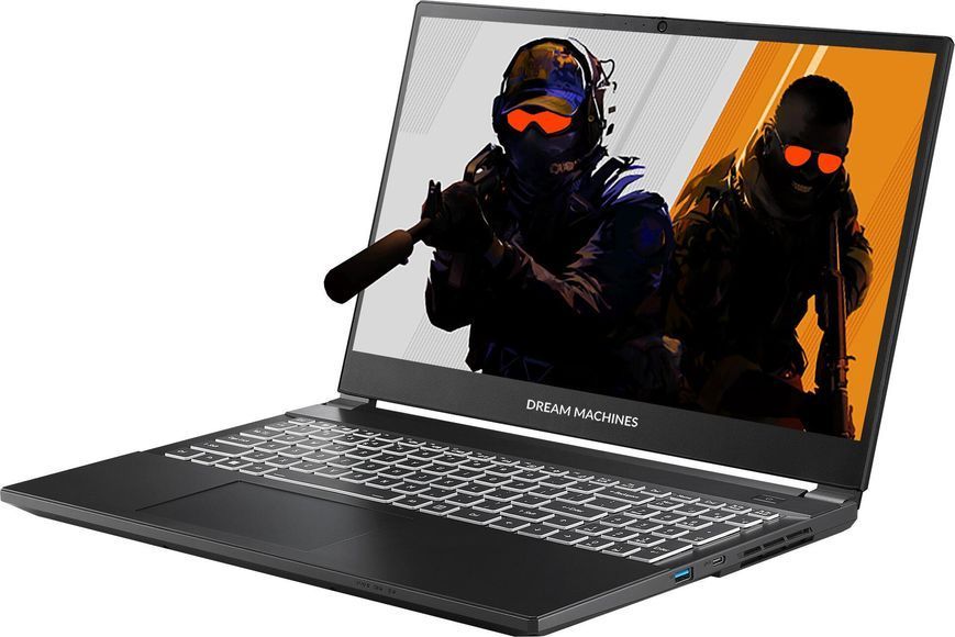 Ноутбук DREAMMACHINES RT5050-15PL27 (e2626274), AMD Ryzen 7 H 255 / 15.6" / 144 Гц / RAM 16 ГБ DDR5 / SSD 512 ГБ / AMD Radeon 780M + RTX 5050 / Без ОС / Чорний