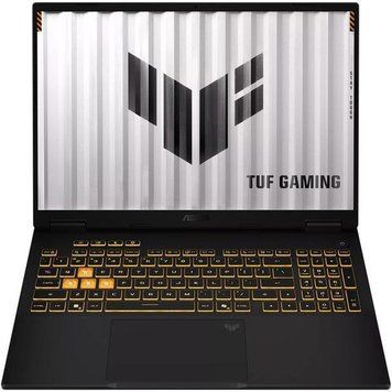 Ноутбук Asus TUF F16 (FX610JH-TU026), Intel Core i5-14450HX / 16'' / 144 Гц / RAM 16 ГБ DDR5 / SSD 512 ГБ / Intel UHD Graphics + RTX 5050 / Без ОС / Чорний