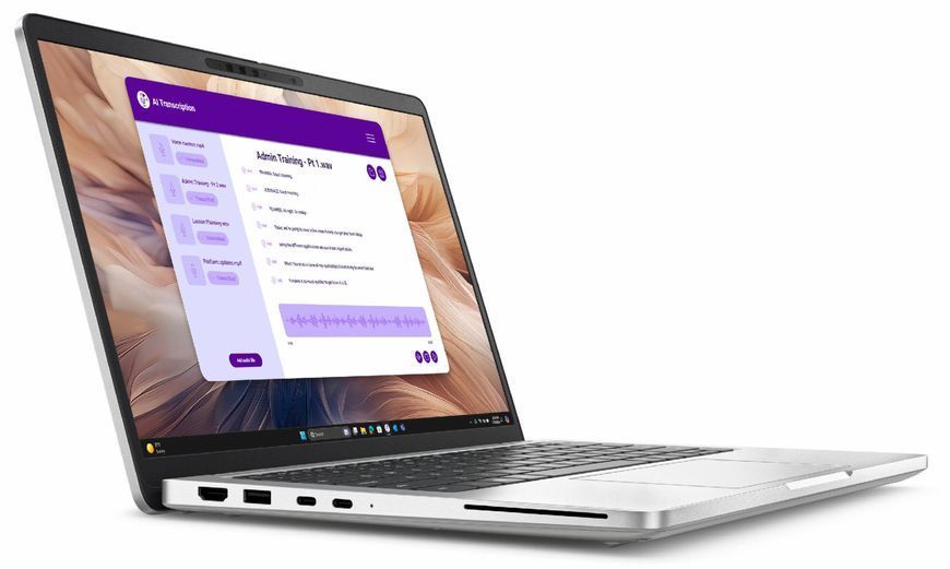 Ноутбук Dell Pro 13 Plus PB13250 (BTO211), Intel Core Ultra 7 266V / 13.3" / RAM 16 ГБ LPDDR5X / SSD 512 ГБ / Intel Arc Graphics 140V / Windows 11 Pro / Сірий