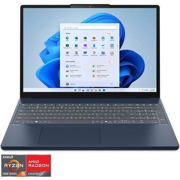Ноутбук Lenovo IdeaPad Slim 3 15ARP10, (83K7007LRM) 15,3" / AMD Ryzen 5 7535HS / RAM 16 ГБ / SSD 512 ГБ / Radeon 660M / Windows 11 Home
