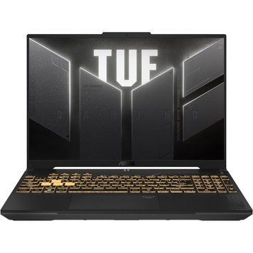 Ноутбук ASUS TUF F16 FX607VJB (FX607VJB-RL164MXM-UPGRADE), Intel Core 5 210H / 16&Prime; / 144 Гц / RAM 32 ГБ DDR5 / SSD 512 ГБ / RTX 3050 / Без ОС / Чорний із сірим