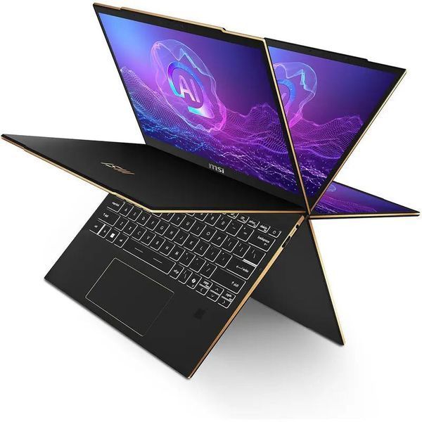 Ноутбук MSI Summit 13 AI+ Evo A2VMTG, (9S7-13P511-020) 13,3" IPS FHD / RAM 32 ГБ / SSD 1 ТБ / Windows 11 Home / чорний