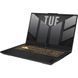 Ноутбук ASUS TUF F17 (FX707VJ-HX076), Intel Core 5 210H / 17.3'' / 144 Гц / RAM 16 ГБ DDR4 / SSD 512 ГБ / RTX 3050 / Без ОС / Чорний