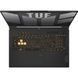 Ноутбук ASUS TUF F17 (FX707VJ-HX076), Intel Core 5 210H / 17.3'' / 144 Гц / RAM 16 ГБ DDR4 / SSD 512 ГБ / RTX 3050 / Без ОС / Чорний