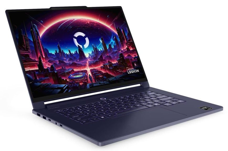 Ноутбук Lenovo Legion 7 (83V90001PB), AMD Ryzen AI Max+ 392 / 15.3" / OLED / 165 Гц / RAM 64 ГБ LPDDR5X / SSD 1 ТБ / AMD Radeon 8060S / Windows 11 Home / Фіолетовий