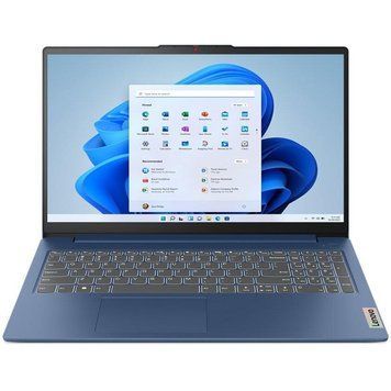 Ноутбук Lenovo IdeaPad Slim 3 15IRU8 (82X700K3RM), 15.6" / Intel Processor U300 / RAM 8 ГБ / SSD 128 ГБ / Intel UHD Graphics / Windows 11 Home / Синій