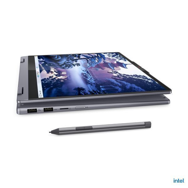 Ноутбук Lenovo IdeaPad 5 2-в-1 14IAL10, (83KR0027RM) 14" OLED WUXGA / Intel Core Ultra 5 225H / RAM 16 ГБ / SSD 1 ТБ / Без ОС / сірий
