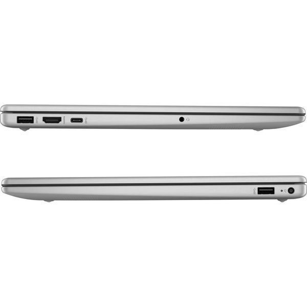 Ноутбук Hp 15-fd1023nq (D76KVEA), Intel Core 5 120U / 15.6" / RAM 8 ГБ DDR4 / SSD 512 ГБ / Intel Graphics / Без ОС / Сріблястий