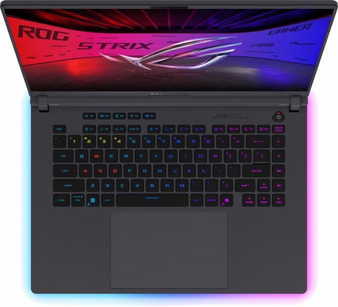 Ноутбук ASUS ROG Strix G16 (G615LW-U9R321W), Intel Core Ultra 9 290HX Plus / 16" / 300 Гц / RAM 32 ГБ DDR5 / SSD 1 ТБ / RTX 5080 / Windows 11 Home / Сірий