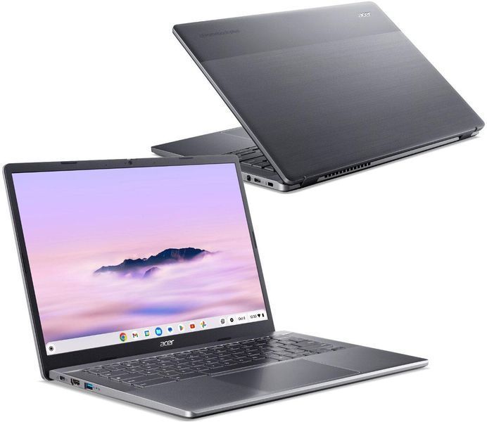 Ноутбук Acer Chromebook Plus 514 CB514-3H (NX.KP4EP.004), R5-7520C / 14&Prime; / RAM 8 ГБ / SSD 512 ГБ / Chrome OS / Сірий