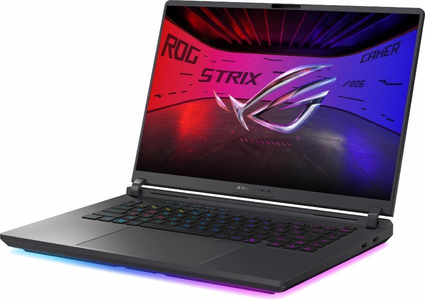 Ноутбук ASUS ROG Strix G16 (G615LW-U9R321W), Intel Core Ultra 9 290HX Plus / 16" / 300 Гц / RAM 32 ГБ DDR5 / SSD 1 ТБ / RTX 5080 / Windows 11 Home / Сірий