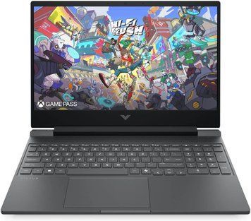 Ноутбук HP Victus 15 (C38YWEA), AMD Ryzen 5 240 / 15.6" / 144 Гц / RAM 16 ГБ DDR5 / SSD 512 ГБ / AMD Radeon 760M + RTX 5050 / Windows 11 Home / Сірий