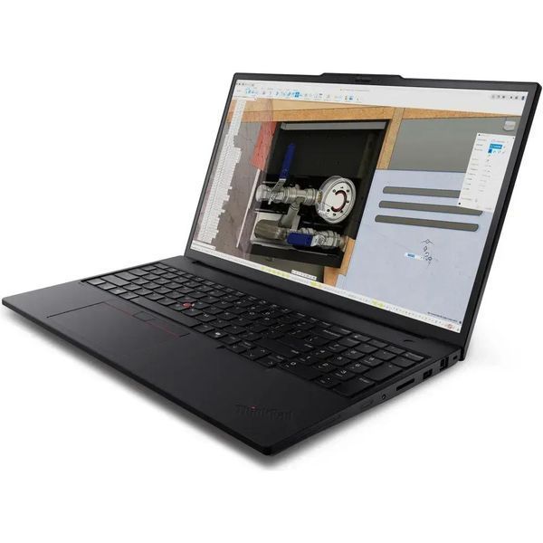 Ноутбук Lenovo ThinkPad P16v Gen 3 (21RSHPX99PB), Intel Core Ultra 7 255H / 16" / RAM 96 ГБ DDR5 / SSD 1 ТБ + 1 ТБ / RTX PRO 2000 / Windows 11 Pro / Чорний