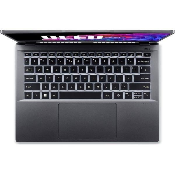 Ноутбук Acer Swift Go 14 SFG14-63-R19Q (NX.KTSEP.003), AMD Ryzen 5 8645HS / 14&Prime; / OLED / RAM 16 ГБ LPDDR5X / SSD 512 ГБ / AMD Radeon 760M / Windows 11 Home / Сірий