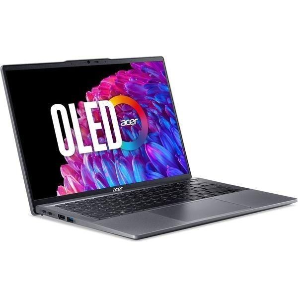Ноутбук Acer Swift Go 14 SFG14-63-R19Q (NX.KTSEP.003), AMD Ryzen 5 8645HS / 14&Prime; / OLED / RAM 16 ГБ LPDDR5X / SSD 512 ГБ / AMD Radeon 760M / Windows 11 Home / Сірий