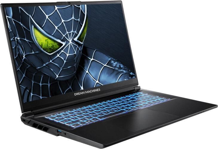 Ноутбук DREAMMACHINES RG5050-17PL35 (e2626288), Intel Core i7-14700HX / 17,3" / 144 Гц / RAM 16 ГБ DDR5 / SSD 1 ТБ / Intel UHD Graphics+ RTX 5050 / Без ОС / Чорний