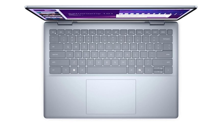 Ноутбук Dell 14 Plus 2-в-1 (DB04250_LNL_201_HOM), Intel Core Ultra 7 256V / 14'' / RAM 16 ГБ LPDDR5X / SSD 1 ТБ / Intel Arc Graphics 140V / Windows 11 Home / Блакитний