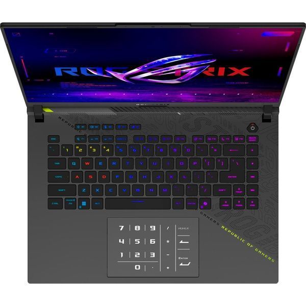 Ноутбук ASUS ROG Strix G16 (2025) G614FR-S5142 (G614FR-S5142_Resigilat), 16" / IPS / 240 Гц / AMD Ryzen 9 9955HX / RAM 16 ГБ DDR5 / SSD 1 ТБ / nVidia GeForce RTX 5070 Ti 12 ГБ / Без ОС / Volt Green