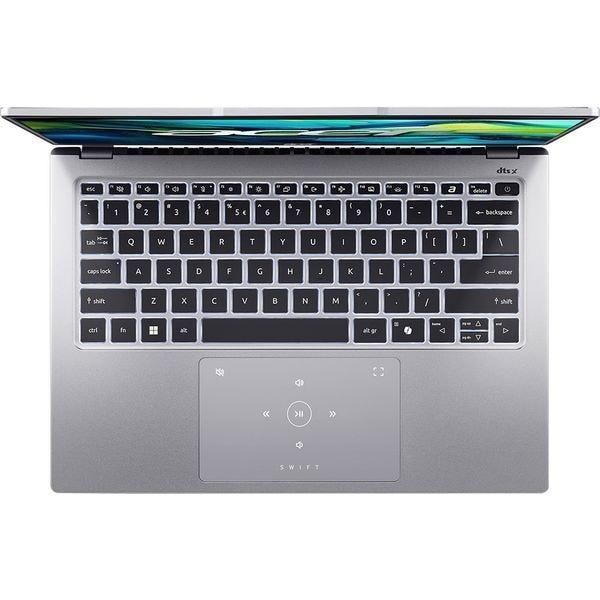 Ноутбук Acer Swift Go 14 SFG14-73-52RC (NX.KW0EP.001), Ultra 5-125U / 14&Prime; / RAM 16 ГБ / SSD 512 ГБ / Windows 11 Home / Pure Silver