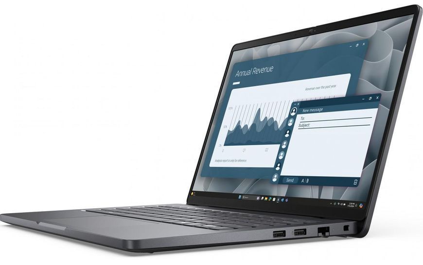 Ноутбук Dell Pro 14 (BTO507_PC14255_EMEA), AMD Ryzen 5 220 / 14&Prime; / RAM 16 ГБ DDR5 / SSD 512 ГБ / AMD Radeon 740M Graphics / Windows 11 Pro / Сірий