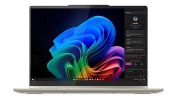 Ноутбук Lenovo Yoga 7 2-в-1 (83JR005XPB), AMD Ryzen AI 7 350 / 14'' / Touch / OLED / RAM 32 ГБ LPDDR5X / SSD 512 ГБ / AMD Radeon 860M / Windows 11 Home / Сріблястий