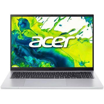 Ноутбук Acer Aspire Go 16 (NX.JTHEX.00U), Intel Core 7 150U / 16&Prime; / RAM 32 ГБ DDR5 / SSD 1 ТБ / Intel Graphics / Без ОС / Сріблястий