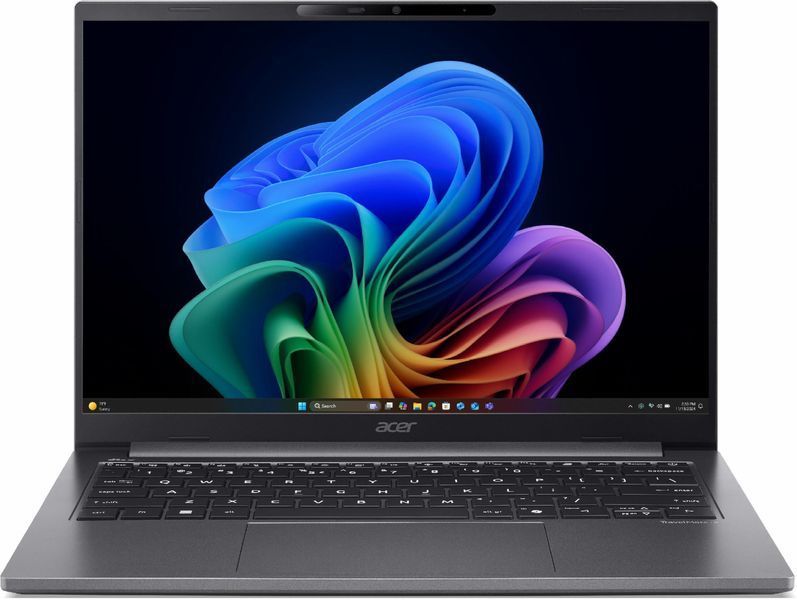 Ноутбук ACER TravelMate X4 14 AI TMX414-51-TCO (NX.BQCEP.002), 14" / IPS / 120Hz / Intel Core Ultra 5 226V / RAM 16GB, LPDDR5X, 8533MHz / SSD 512GB / Windows 11 Professional / Сірий