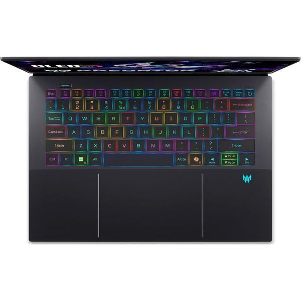 Ноутбук Acer Predator Triton (NH.U0GEP.001), Intel Core Ultra 9 288V / 14" / OLED / 120 Гц / Touch / RAM 32 ГБ LPDDR5X / SSD 2 ТБ / RTX 5070 / Windows 11 Pro / Чорний