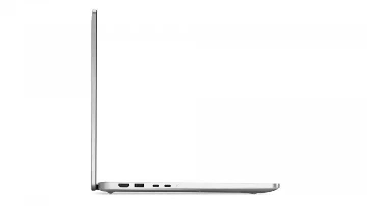 Ноутбук Dell Pro 16 Plus (BTO103_PB16250_EMEA_NOSCR), Intel Core Ultra 5 235U / 16" / RAM 16 ГБ DDR5 / SSD 512 ГБ / Intel Graphics / Windows 11 Pro / Сріблястий
