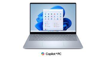 Ноутбук 2-в-1 Dell 14 Plus (DB04250_LNL_203_HOM), Intel Core Ultra 7 256V / 14" / Touch / RAM 16 ГБ LPDDR5X / SSD 512 ГБ / Intel Arc Graphics 140V / Windows 11 Home / Блакитний