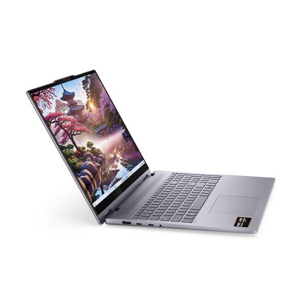 Ноутбук Lenovo IdeaPad 5 2-в-1 16AKP10 (83KU0046RM), Ryzen AI 7 350 / 16&Prime; / Touch / RAM 16 ГБ LPDDR5x / SSD 1 ТБ / AMD Radeon 860M / Без ОС / Сірий