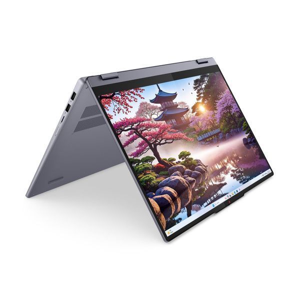 Ноутбук Lenovo IdeaPad 5 2-в-1 16AKP10 (83KU0046RM), Ryzen AI 7 350 / 16&Prime; / Touch / RAM 16 ГБ LPDDR5x / SSD 1 ТБ / AMD Radeon 860M / Без ОС / Сірий