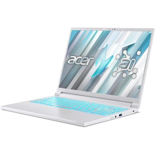 Ноутбук Acer Nitro V14 (NH.QW8EL.002), Ryzen AI 5 340 / 14.5&Prime; / RAM 16 ГБ / SSD 1 ТБ / RTX 5060 8GB / Windows 11 Pro / Pearl White