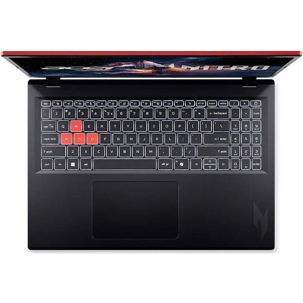 Ігровий ноутбук Acer Nitro Lite 16 NL16-71G-57M9 (NH.DAAEX.002), Intel Core i5-13420H / 16" / 165 Гц / IPS / RAM 16 ГБ DDR5 / SSD 512 ГБ / RTX 3050 / DOS / Чорний з жовтогарячим