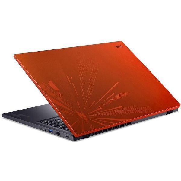 Ігровий ноутбук Acer Nitro Lite 16 NL16-71G-57M9 (NH.DAAEX.002), Intel Core i5-13420H / 16" / 165 Гц / IPS / RAM 16 ГБ DDR5 / SSD 512 ГБ / RTX 3050 / DOS / Чорний з жовтогарячим