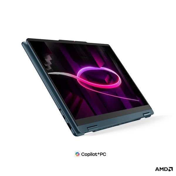Ноутбук Lenovo Yoga 7 Gen 11 14AGP11 (199275325724), AMD Ryzen AI 5 435 / 14" / OLED / Touch / RAM 16 ГБ LPDDR5X / SSD 512 ГБ / AMD Radeon / Windows 11 Home / Бірюзовий